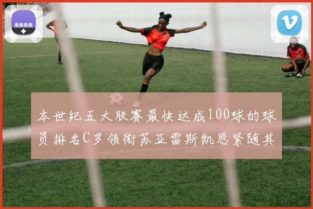 本世纪五大联赛最快达成100球的球员排名C罗领衔苏亚雷斯凯恩紧随其后